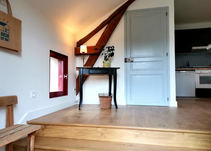 entrée du gite espace