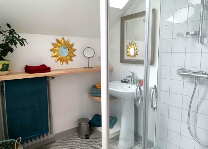 salle de bain du gite 4 personnes