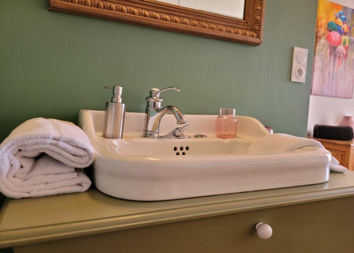 lavabo linge de toilette propreté